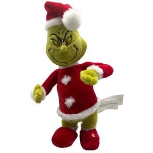 Gemmy Christmas Dr. Seuss 2001 How The Grinch Stole Christmas Plush Toy READ